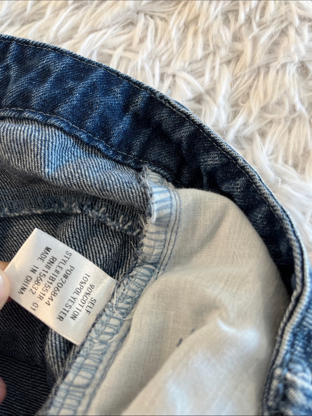 Bibi XL BiBi Distressed Star Flare Jeans - Blue - Picture 5 of 12